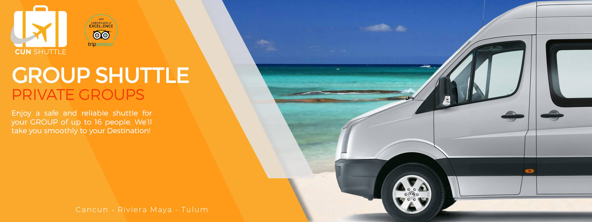 Tulum Airport Shuttle - Cancun Group Shuttle