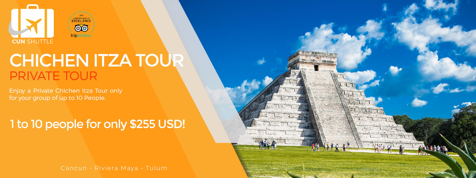 Tulum Airport Shuttle - Chichen Itza Tour